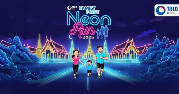 งานวิ่งทิสโก้ neon run